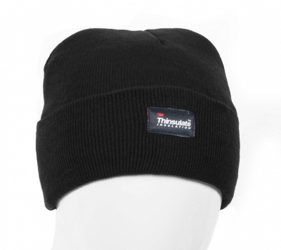 Шапка двойная на флисе, черный  - купить по привлекательной цене в интернет-магазине СпецСнабУрал.