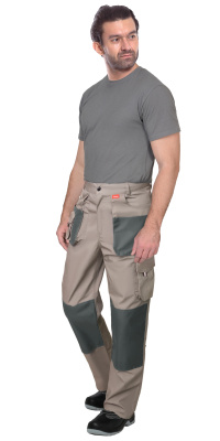 Брюки Оберон песочный с зеленым  - купить по привлекательной цене в интернет-магазине СпецСнабУрал.