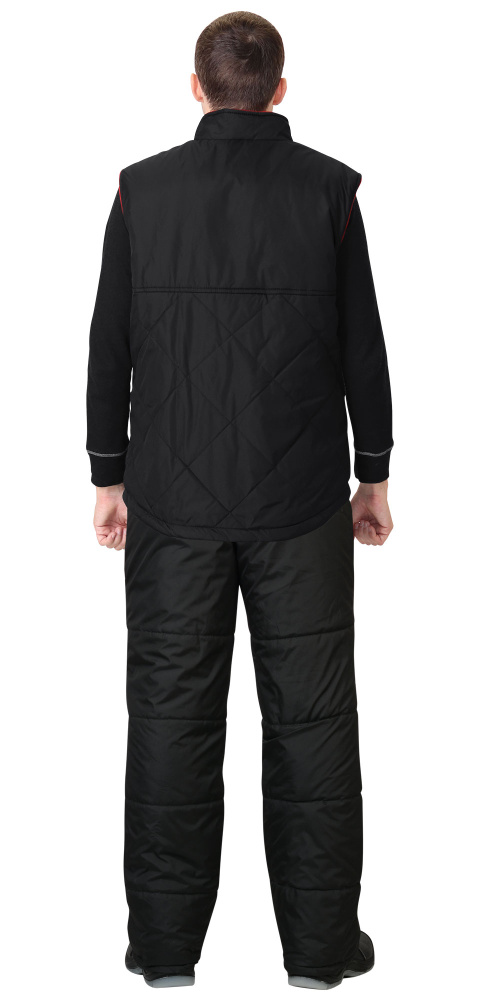 Жилет утепленный Европа, удлиненный, черный - купить по привлекательной цене в интернет-магазине СпецСнабУрал.