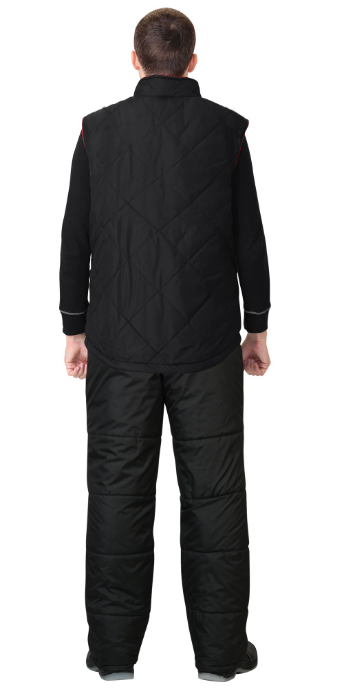 Жилет утепленный Европа, удлиненный, черный - купить по привлекательной цене в интернет-магазине СпецСнабУрал.