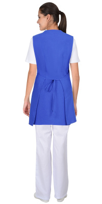 Фартук женский Флёр, васильковый - купить по привлекательной цене в интернет-магазине СпецСнабУрал.