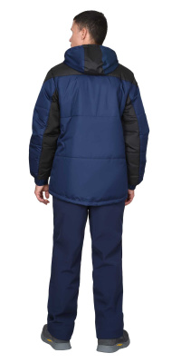 Куртка мужская зимняя Спринтер, синяя  - купить по привлекательной цене в интернет-магазине СпецСнабУрал.