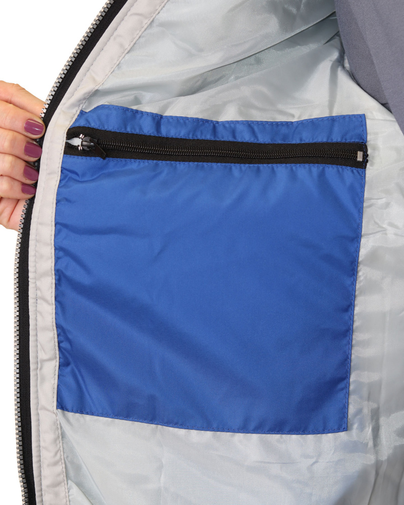 Жилет утепленный с капюшоном Урбан, голубой - купить по привлекательной цене в интернет-магазине СпецСнабУрал.