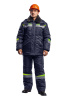 Костюм рабочий мужской зимний Комфорт (куртка, полукомбинезон), темно-синий - купить по привлекательной цене в интернет-магазине СпецСнабУрал.
