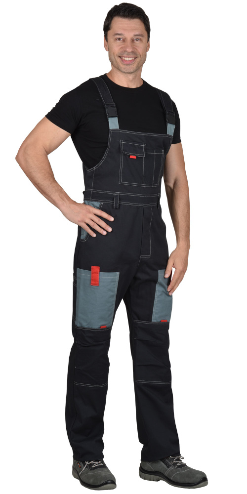 Костюм рабочий мужской Фаворит (куртка, полукомбинезон), темно-серый - купить по привлекательной цене в интернет-магазине СпецСнабУрал.