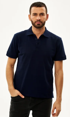 Рубашка поло короткий рукав, темно-синяя  - купить по привлекательной цене в интернет-магазине СпецСнабУрал.