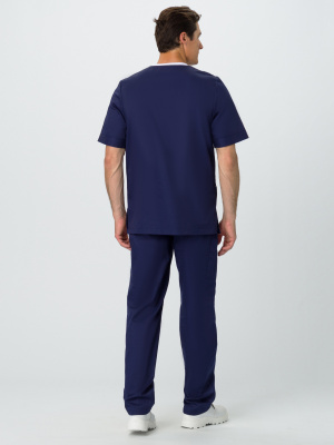 Костюм мужской Симпл-001 MedLine, синий - купить по привлекательной цене в интернет-магазине СпецСнабУрал.