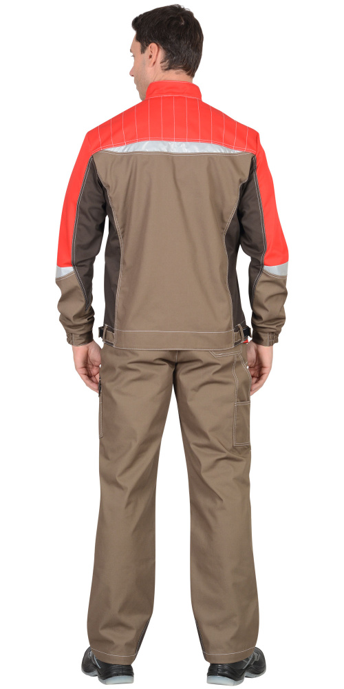 Куртка рабочая мужская Фаворит-Мега, коричневый (Распродажа) - купить по привлекательной цене в интернет-магазине СпецСнабУрал.