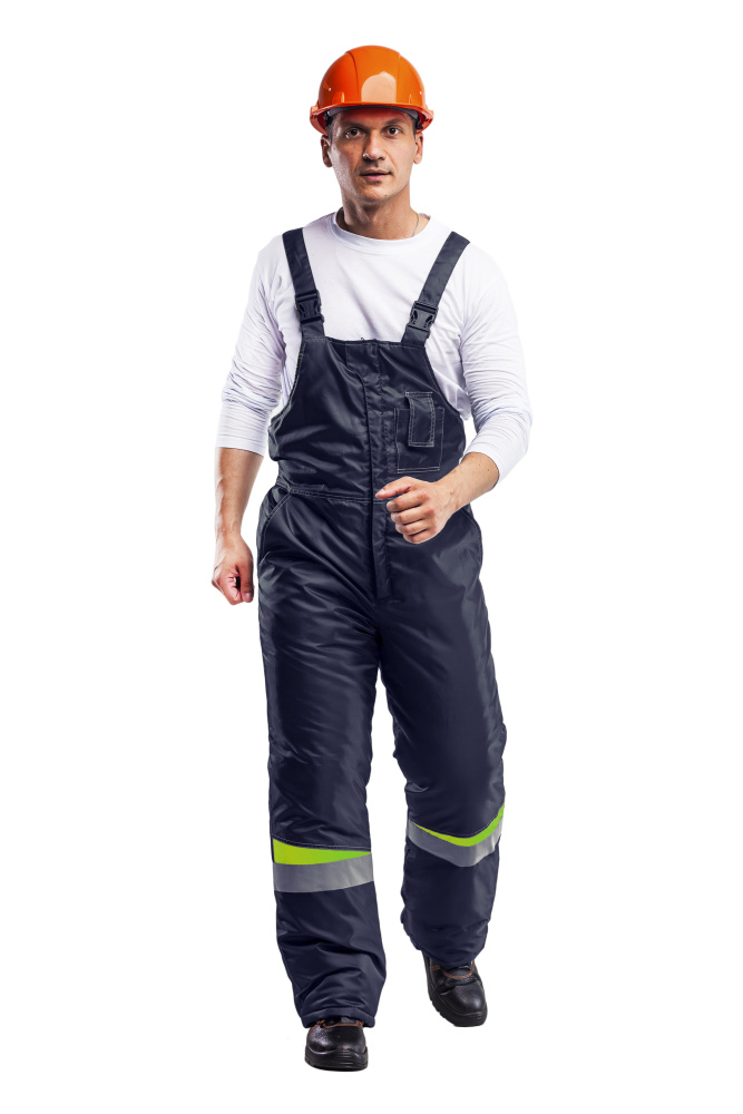 Костюм рабочий мужской зимний Комфорт (куртка, полукомбинезон), темно-синий - купить по привлекательной цене в интернет-магазине СпецСнабУрал.