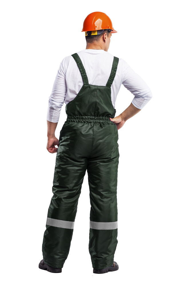 Костюм рабочий мужской зимний Комфорт (куртка, полукомбинезон), темно-зеленый - купить по привлекательной цене в интернет-магазине СпецСнабУрал.