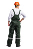Костюм рабочий мужской зимний Комфорт (куртка, полукомбинезон), темно-зеленый - купить по привлекательной цене в интернет-магазине СпецСнабУрал.