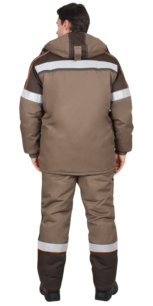 Костюм рабочий мужской зимний Родос, коричневый - купить по привлекательной цене в интернет-магазине СпецСнабУрал.